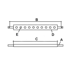 Barre d'attelage pour tracteur MASSEY FERGUSON 81826363 adaptable
