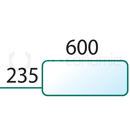 Vitre arrière de machine agricole MASSEY FERGUSON 4282860M1 adaptable