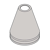 Cône caoutchouc souple seul Ø 150 mm adaptable