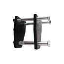 Bride de fixation 165 x 15 x 100 mm adaptable - BlackSteel©