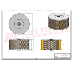 Filtre à gasoil adaptable HIFI FILTER SN862