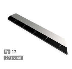 Mise Droite à souder carbure TOUTES MARQUES 276x40 mm adaptable