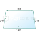 Vitre arrière pour machine agricole CASE IH 3221542R1 adaptable