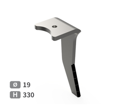 Kreiseleggenzinken rechts AMAZONE 967495 Hartmetall Nachbau