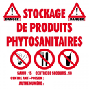 Signalétique de sécurité « Les interdits » 29 x 29 cm