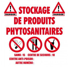 Signalétique de sécurité « Les interdits » 29 x 29 cm