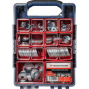 Coffret de 570 rondelles extra larges zingué - 4 à 16 mm | TECHNI-POWER