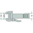 Raccord femelle + embout 6"