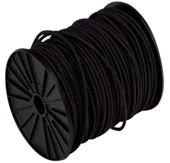 Sandow droite elastique Ø 8 mm noir