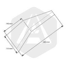 Cuchilla circular para soldar arado 010635 adaptable