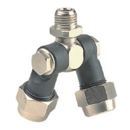 Porte buse double articulé simple 1/4 Mâle avec écrou à vis | ARAG