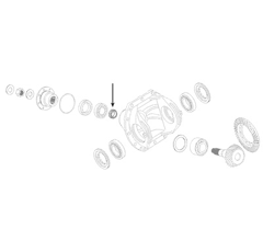 Nutmutter  - Traktor CASE IH 06914529 - Nachbau