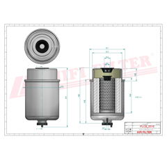 Filtre à gasoil adaptable HIFI FILTER SN70319