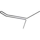 Griffe Ø8mm pour semoir RABE 9006.39.51 adaptable 