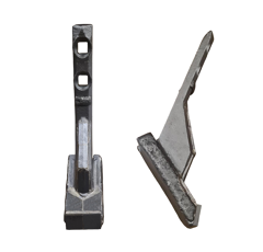 Pointe avec plaquettes carbure et rechargement KUHN K3020650 adaptable