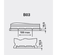 Batterie Premium 630UR  NUMAX 12 V - 150 Ah - P+ en haut à gauche