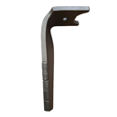 Dent de herse rotative Gauche 3 plaquettes carbure avec rechargement KUHN K2512390 adaptable