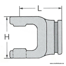 Rillengabel B51820T- 61,0 x 47,0 S5 Benzi