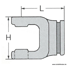 Rillengabel B51830T- 51,0 x 37,0 S4 Benzi