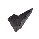 Versoir charrue Droit avec plaquettes carbure et rechargement PERREIN PO422LG200 adaptable