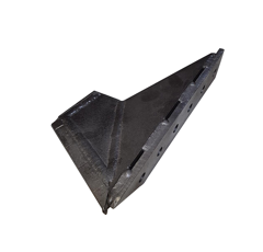 Versoir charrue Droit avec plaquettes carbure et rechargement PERREIN PO422LG200 adaptable