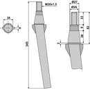 Kreiseleggenzinken - rechts / links RH11A RH  Forigo