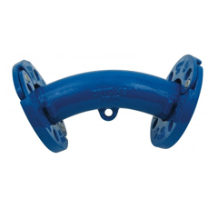 Coude fonte peinte 45°