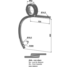 Schwergrubberstiel, gedreht - rechts 101304501 