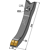 Punta de carburo de 255 mm para cultivador FARMET 4007998 adaptable