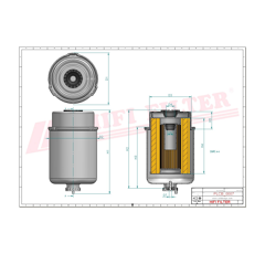Filtro diesel HIFI FILTER SN70270 Adaptable