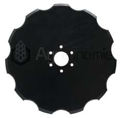 Disque crénelé Ø350x4 mm pour semoir ACCORD AC821839 adaptable 