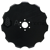 Disque crénelé Ø350x4 mm pour semoir ACCORD AC821839 adaptable 