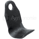 Couteau équerre pour broyeur 122x61mm PERFECT adaptable 