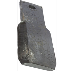 Couteau droit pour broyeur 345x80mm HYMACH adaptable - Blacksteel©