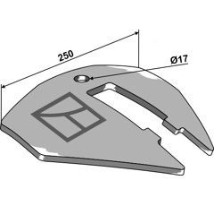 Aileron Hi lift 10 mm P10392 adaptable - BlackSteel©