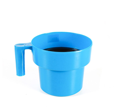 Bol de traite en plastique conique 1 l