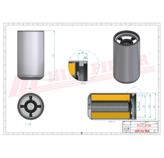 Filtre à huile adaptable HIFI FILTER SO10142