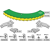 Kit-lames de scie pour JOHN DEERE LCA790404 adaptable - Blacksteel©