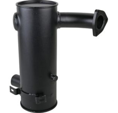 Pot d'échappement pour tracteur MASSEY FERGUSON 1694961M5 adaptable