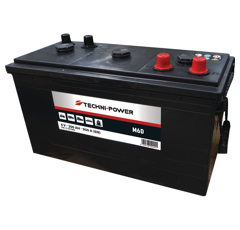 Batterie tracteur m6 6v 200Ah 950A + en diagonale | TECHNI-POWER