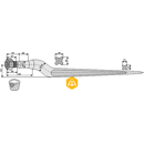 Silozinken für Lader FELLA 121087 Nachbau