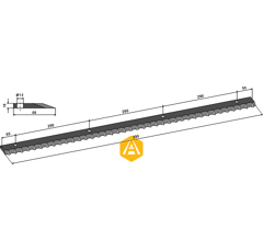 Couteau pour mélangeuse KEENAN 701518 adaptable - Blacksteel©