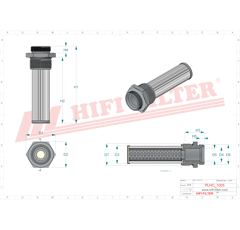 Filtre hydraulique adaptable HIFI FILTER SH77971