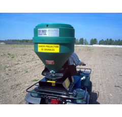 Epandeur à anti-limaces et petites graines T28 pour quad - DELIMBE