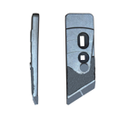 Pointe biais Gauche avec plaquettes carbure et rechargement BONNEL 13200079 adaptable - BlackSteel©