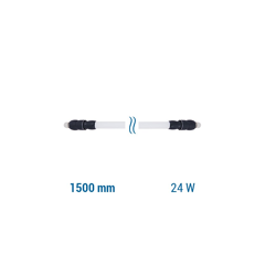 Tube Titanium - 1500 mm - 24W - 3600 lm - 2 borniers - 5000K - dimmable - INTERTEC