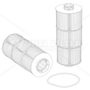 Filtre à huile adaptable HIFI FILTER SO7319