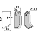 Fräsmesser - links GOL32L Goldoni Nachbau
