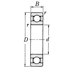 Roulement Ø 20 mm 10000 tr/min - FAG adaptable