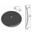 Disque lisse ∅450x3,5 pour cover crop 23 / 26 adaptable
